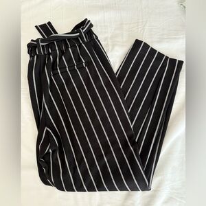 Elegant Striped Women's Trousers
